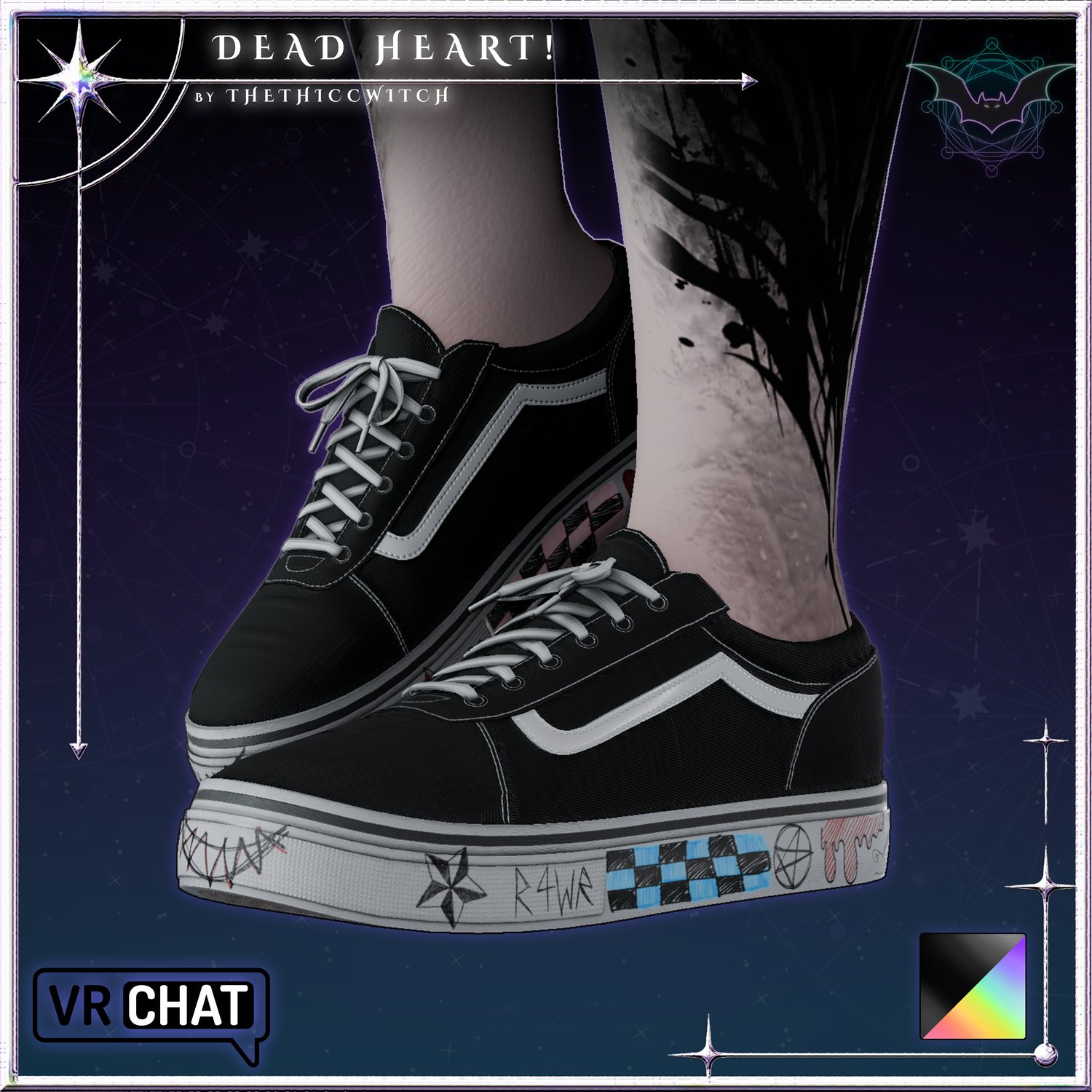 Dead Hearts | Skater Sneakers Male & Female