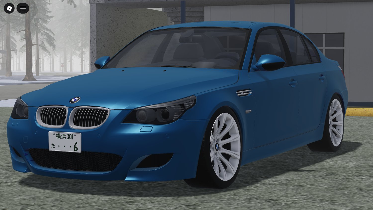 Premium performance sedan 2007 BMW E60 M5 Stock for Roblox roleplay