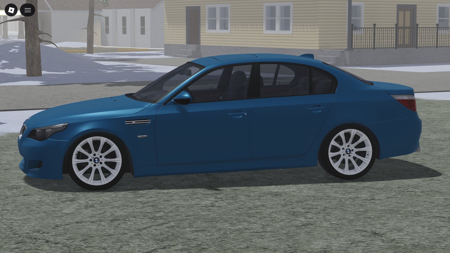 2007 BMW E60 M5 Stock driving in Roblox environment
