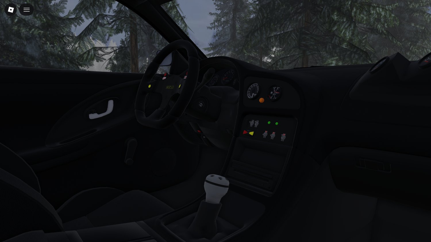 Realistic 1995 Mitsubishi Eclipse FATF parked on Roblox map