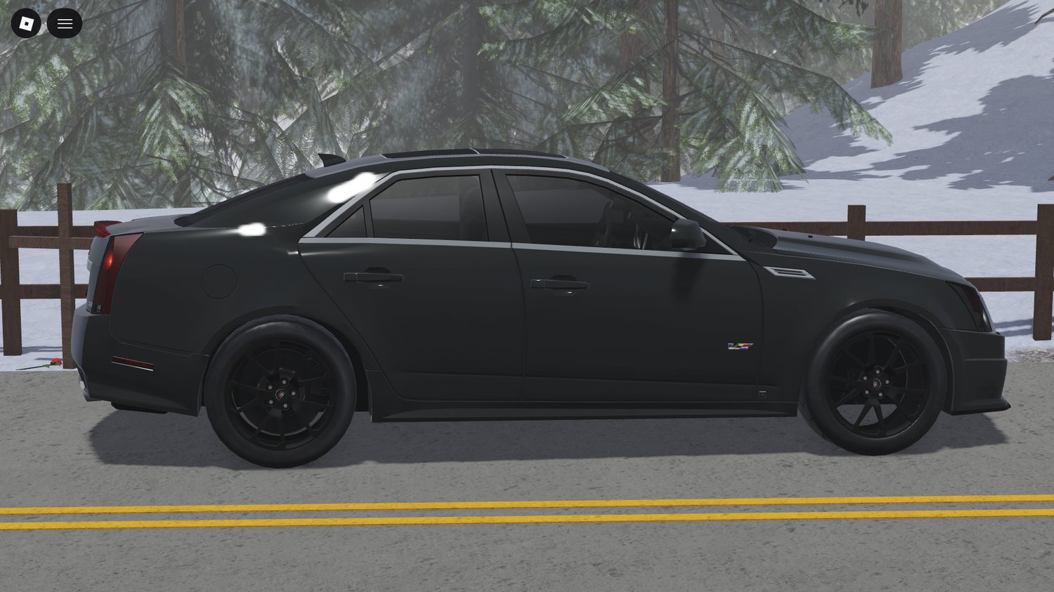 Luxury and performance sedan 2012 CTS-V for Roblox roleplay