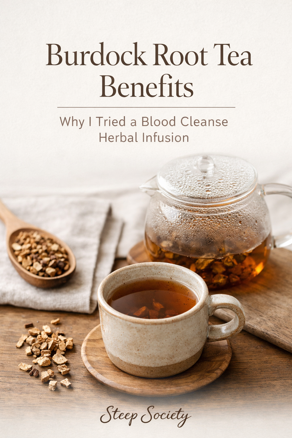 Burdock Root Tea Benefits. Why I Tried a Blood Cleanse Herbal Infusion