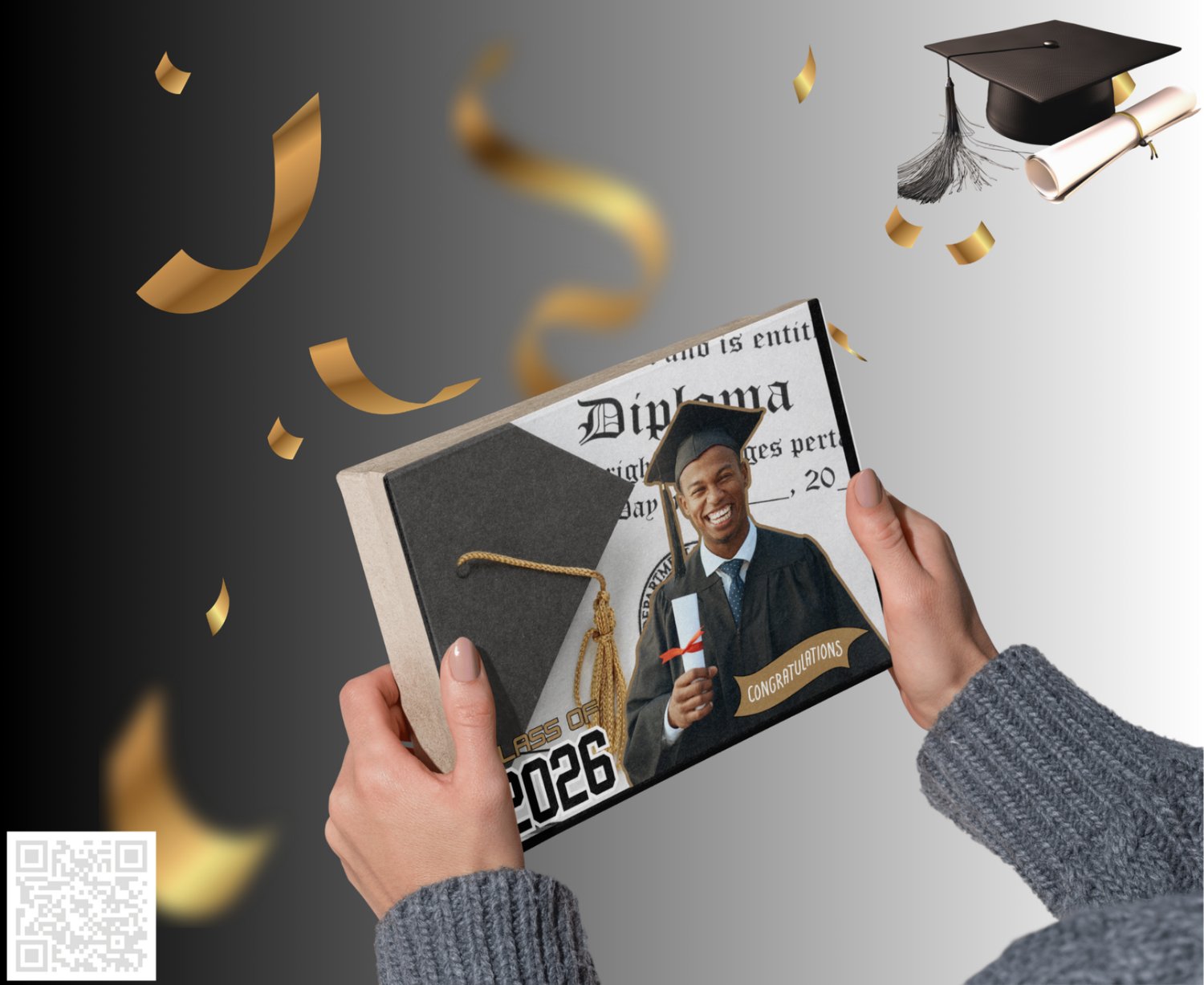 Graduation Photo Magazine Pink Bling Graduation Magazine Cover - Payhip