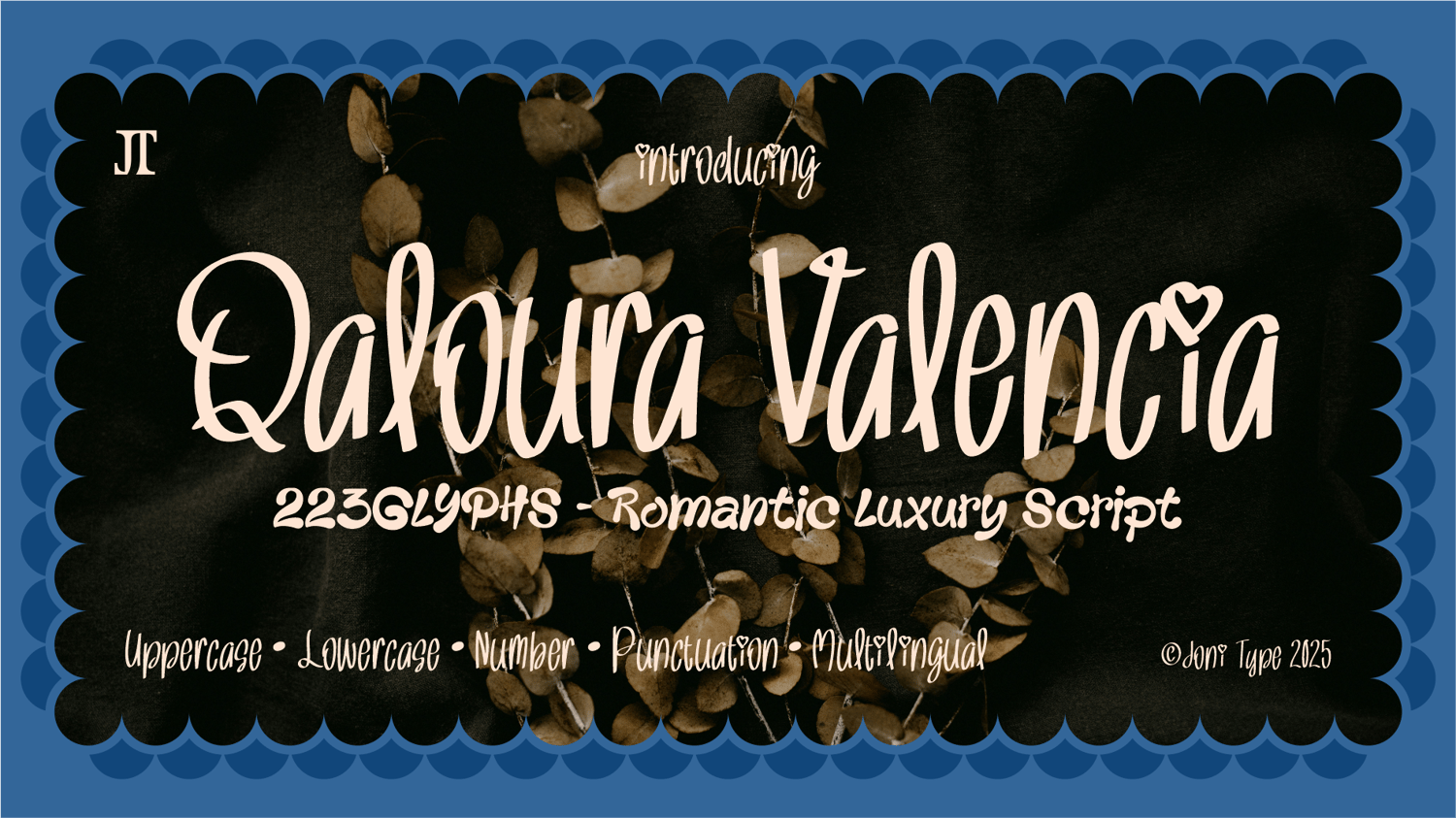 Qaloura Valencia - romantic luxury script