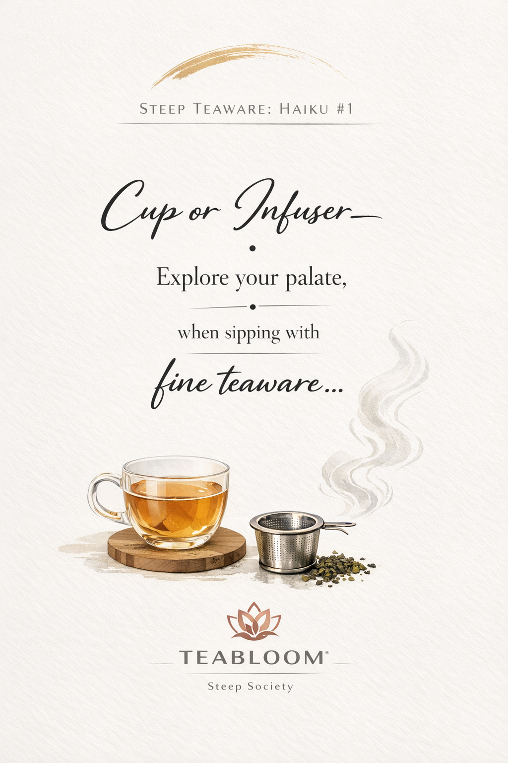 Steep Teaware: Haiku #1