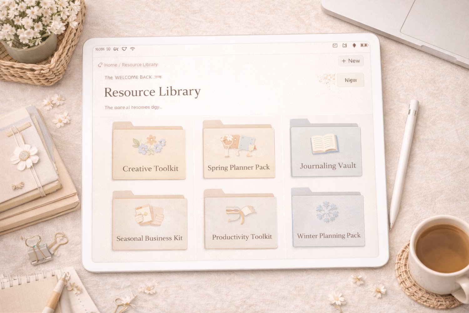 Resource Libraries that you can create to sell online