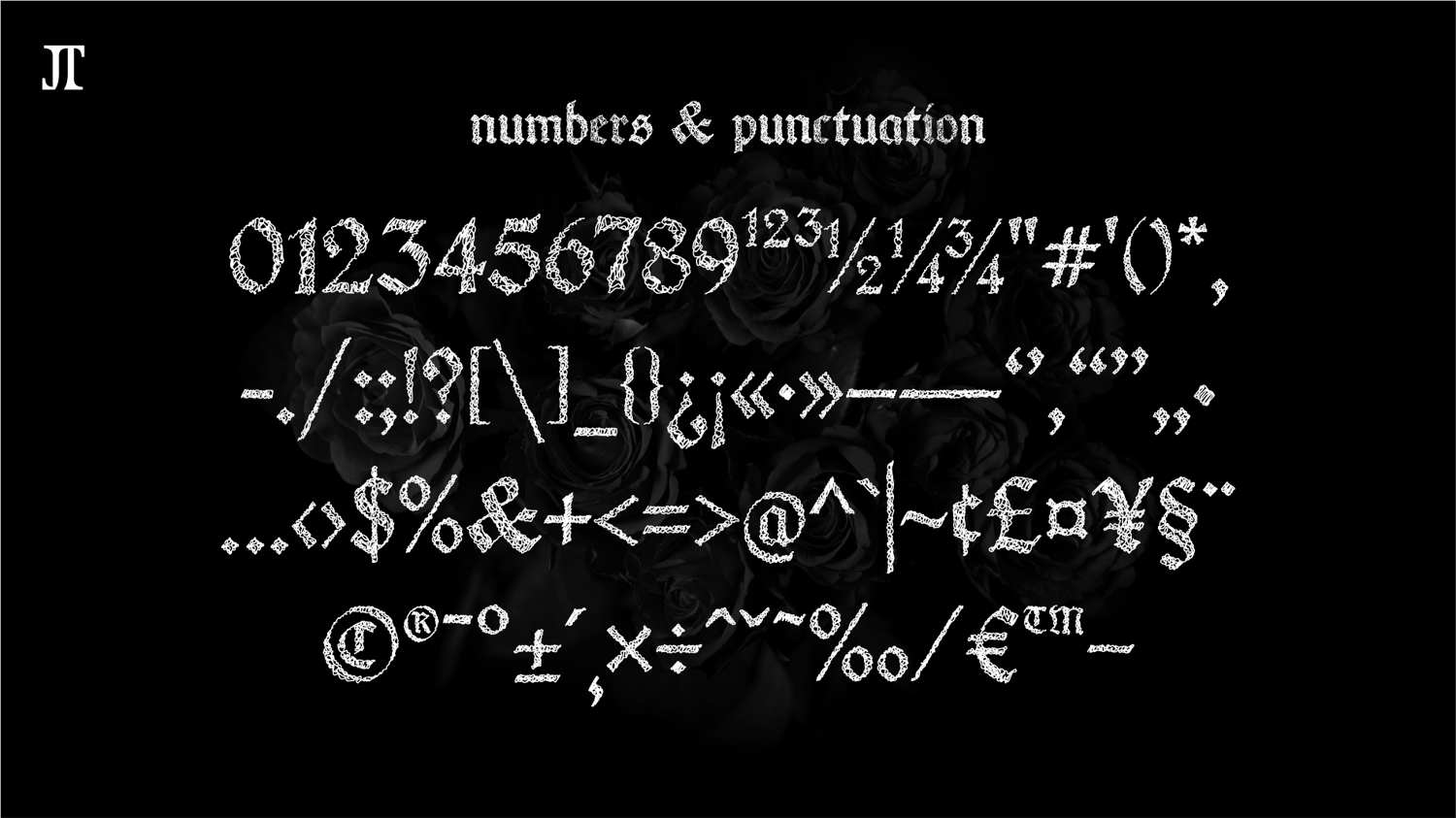 numbers & punctuation