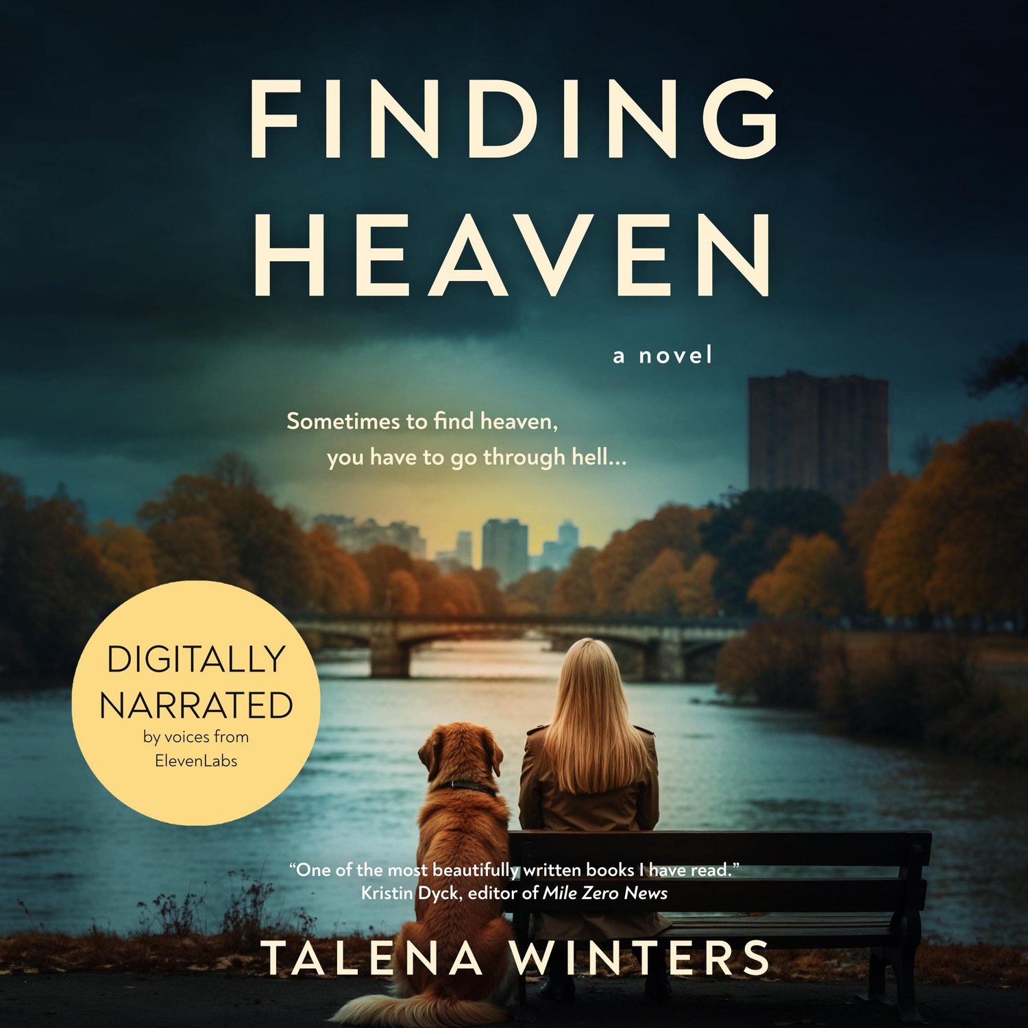 Cover for the digitally narrated audiobook of Finding Heaven