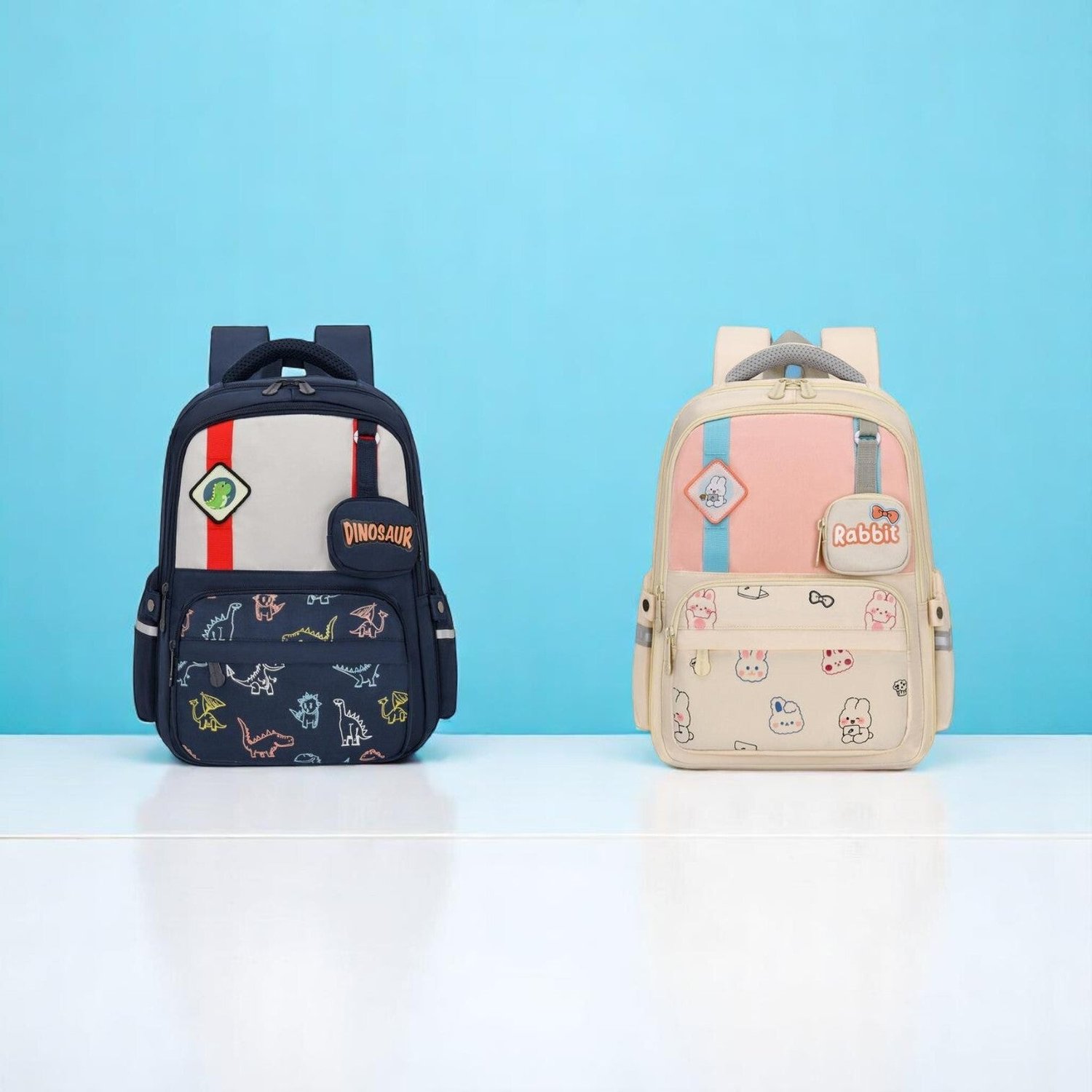 Primary school bag for boys and girls with strong durable material