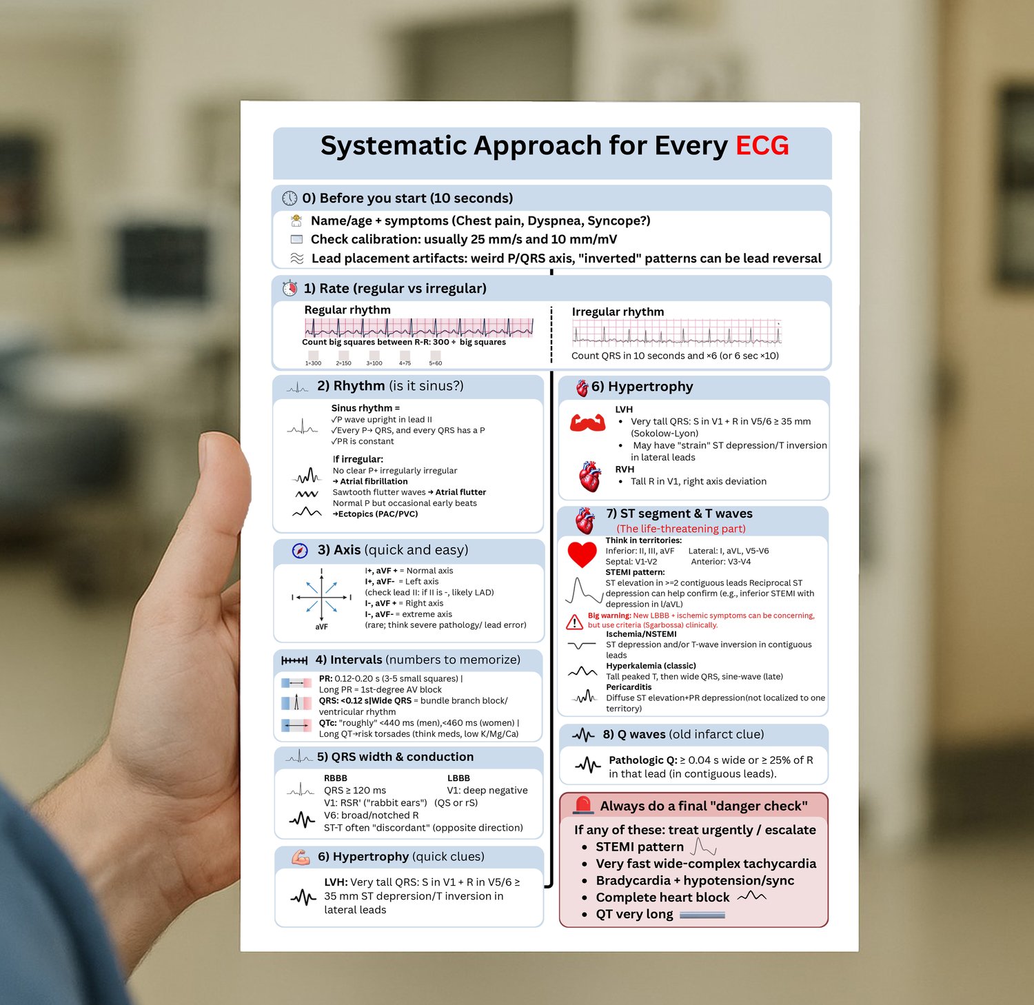 Simple Approach Ecg ECG Interpretation Guide for Nurses | Step-by-Step Systematic Approach ...