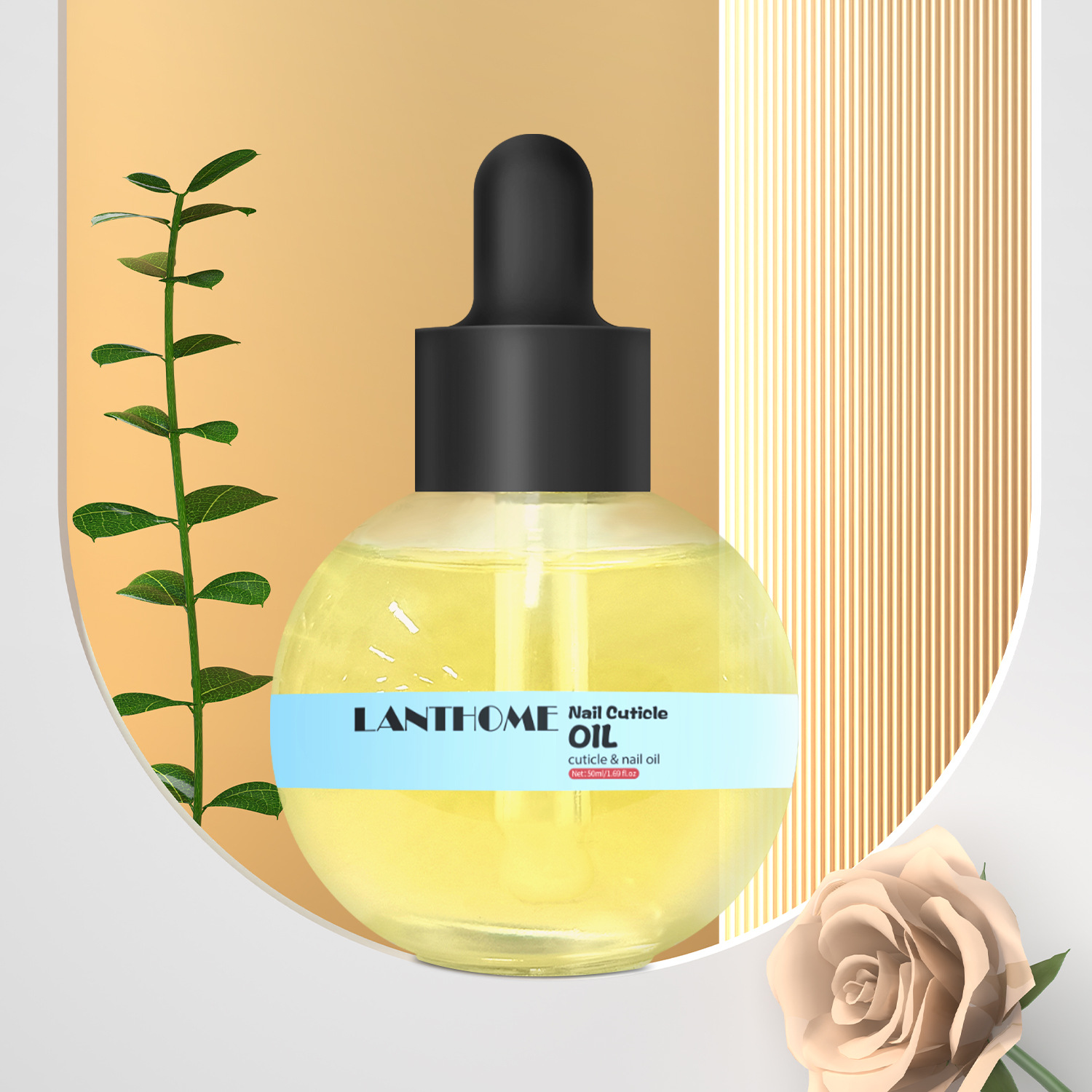 Nail care oil for repairing dry brittle nails and cuticles
