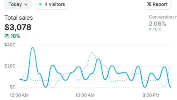 Screenshot of a student sales dashboard showing earnings from micro lead magnet packs targeting low-competition micro-niches in 2026, ideal for resellers seeking untapped opportunities.