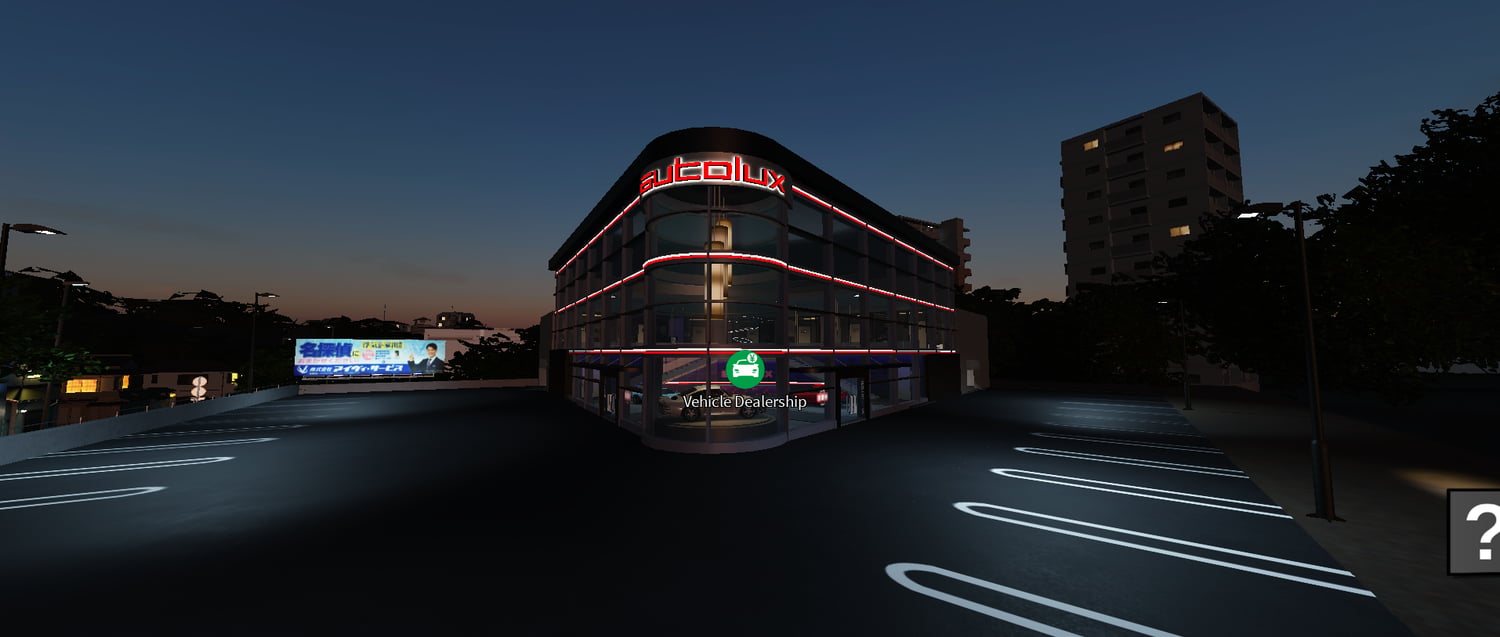Huge urban Tokyo style environment Roblox