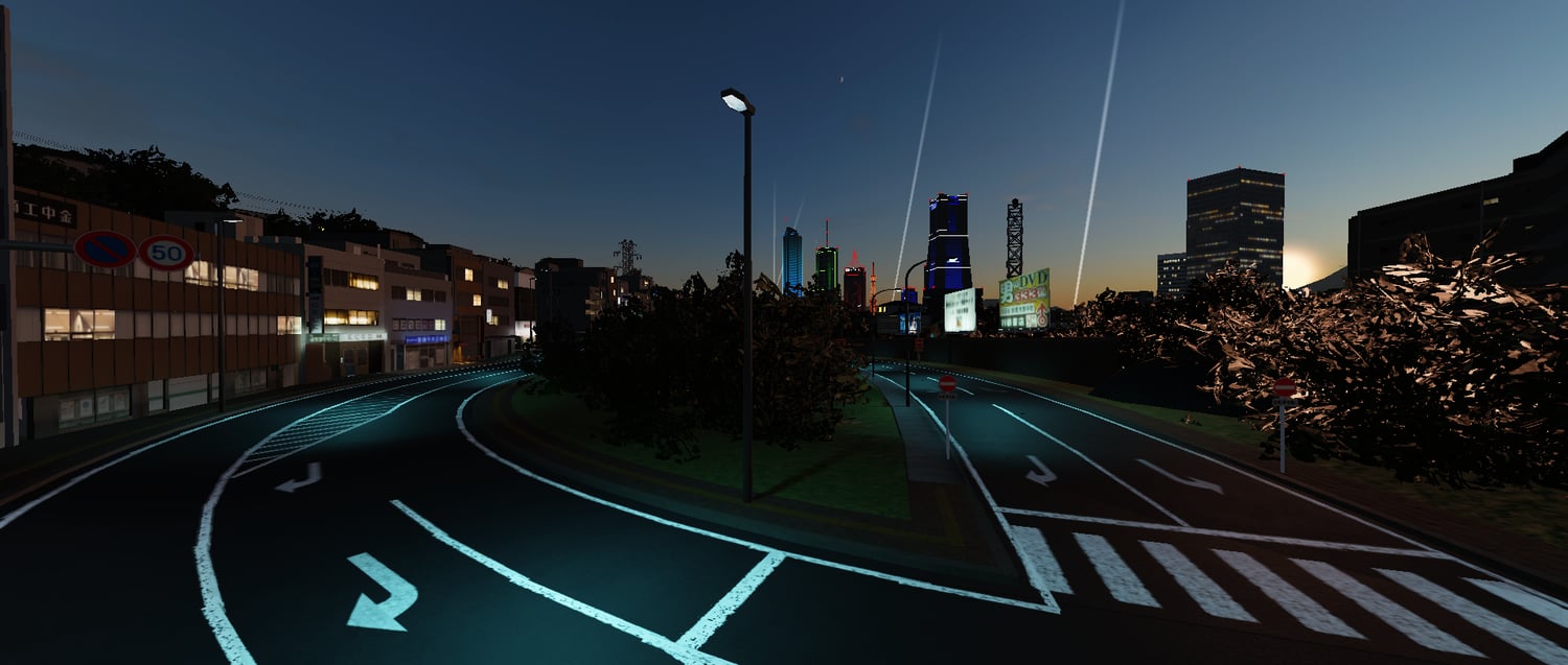 Car store interior in Tokyo Bay Area Roblox
