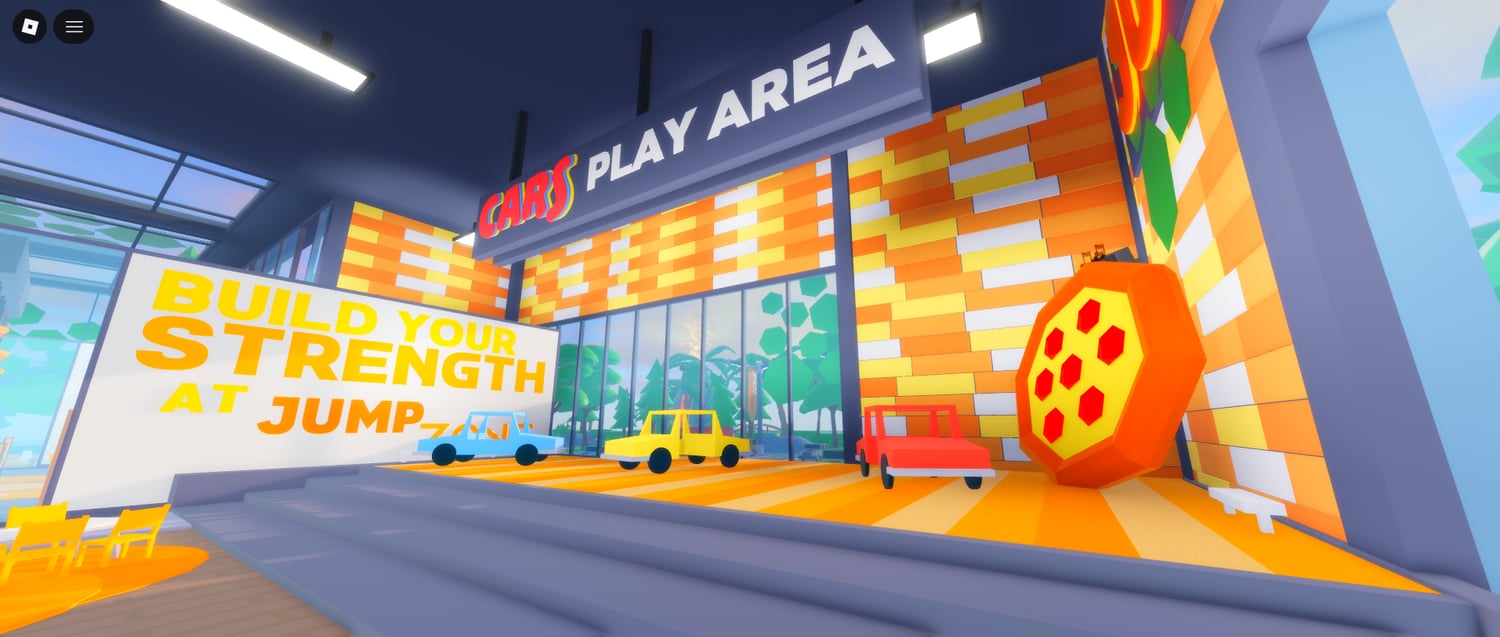 Massive trampoline roleplay map Roblox