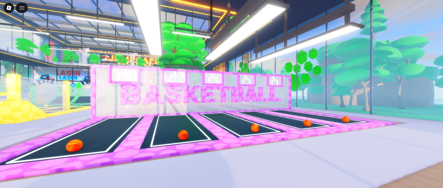 Huge indoor activity park Roblox