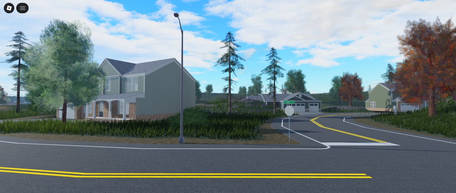 Florida inspired coastal city Roblox environment