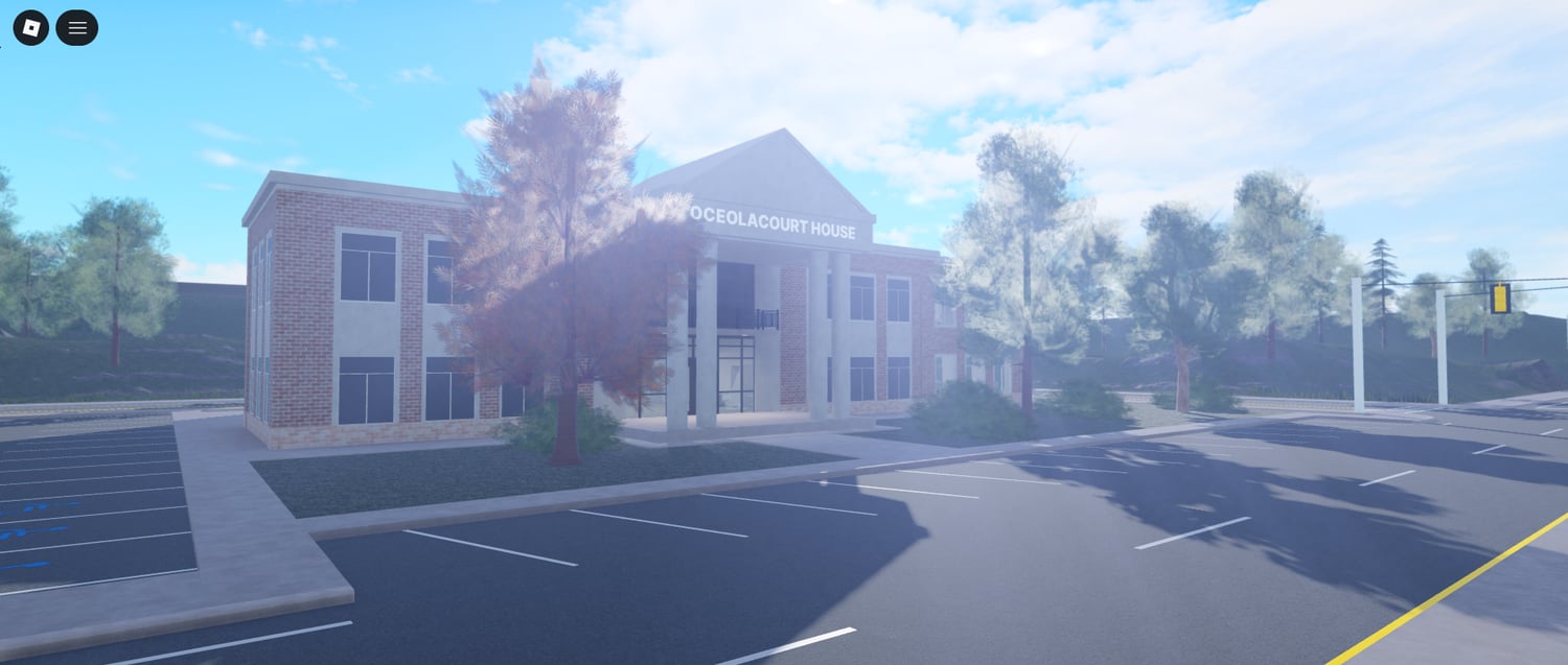 Detailed interiors in Florida roleplay Roblox map