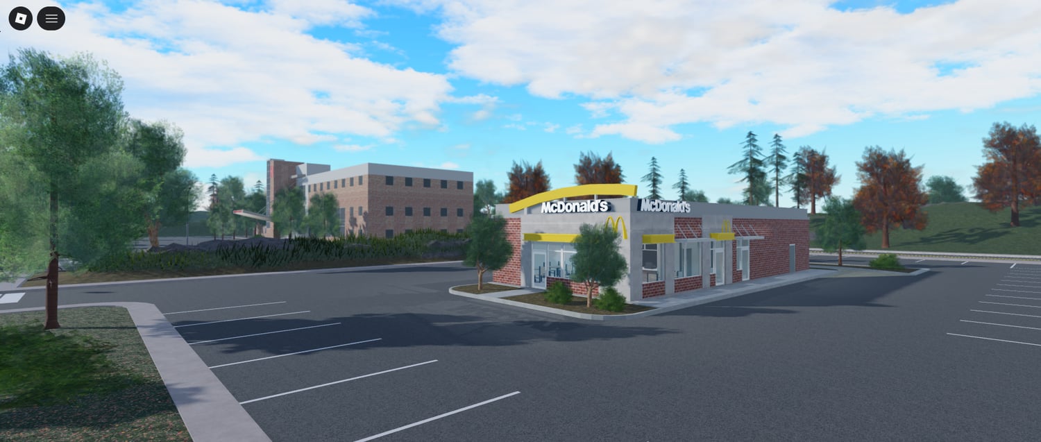 Relaxing drive environment Roblox Florida map