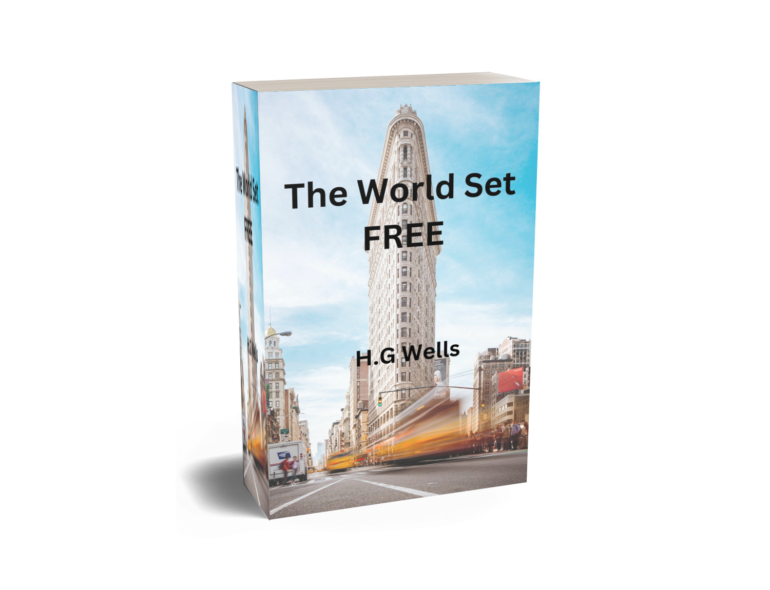 Classic sci-fi eBook featuring atomic energy themes and futuristic world concepts