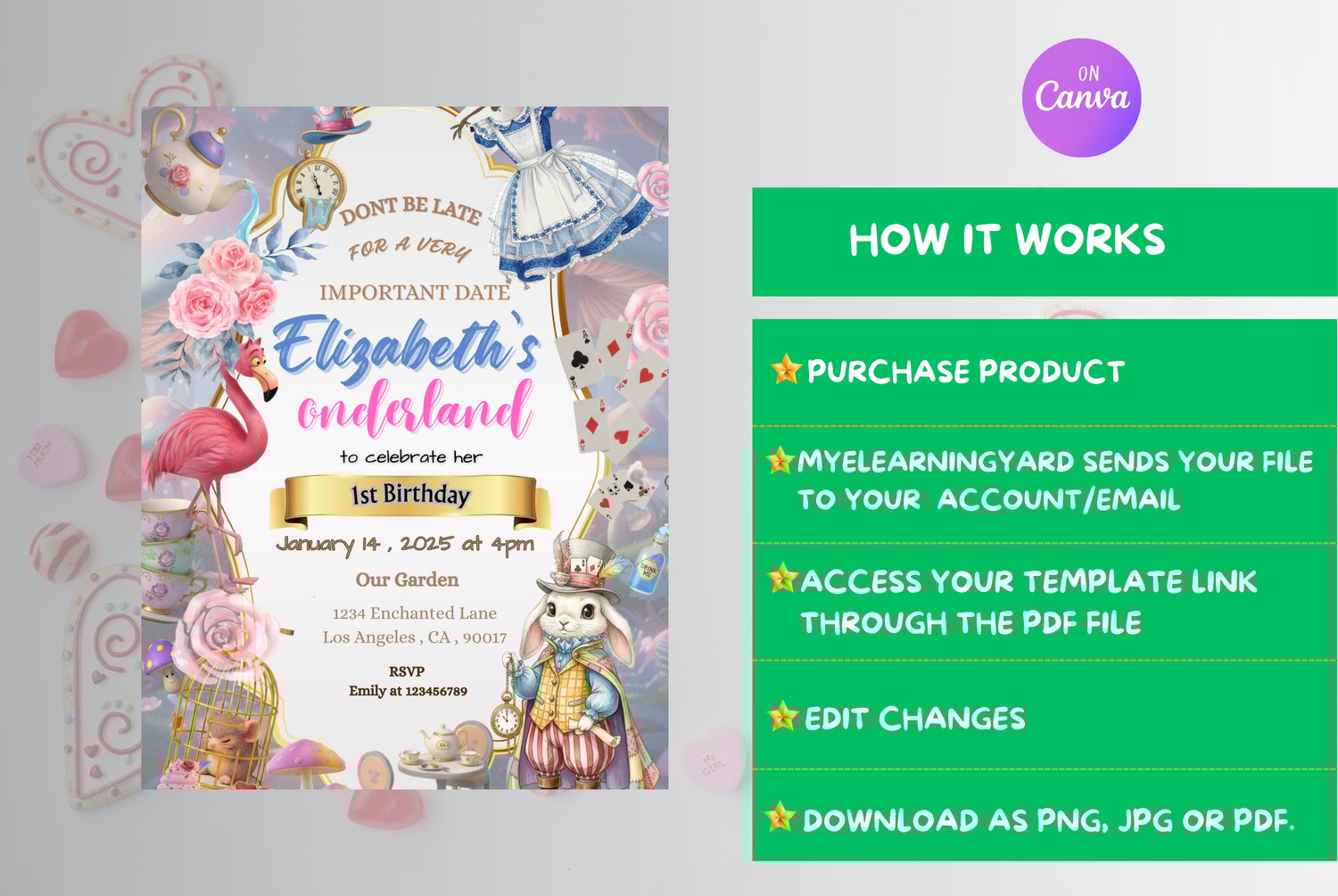 Onderland Birthday Invitation