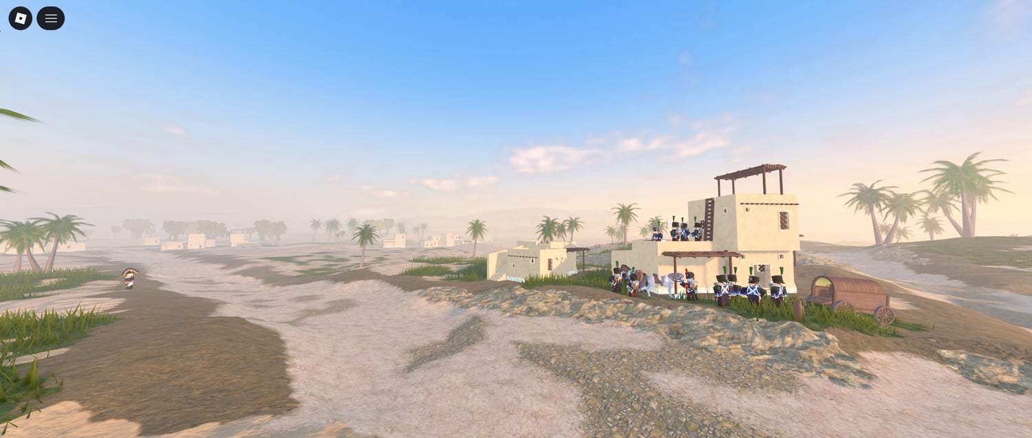 Enterable houses in Egypt roleplay Roblox map