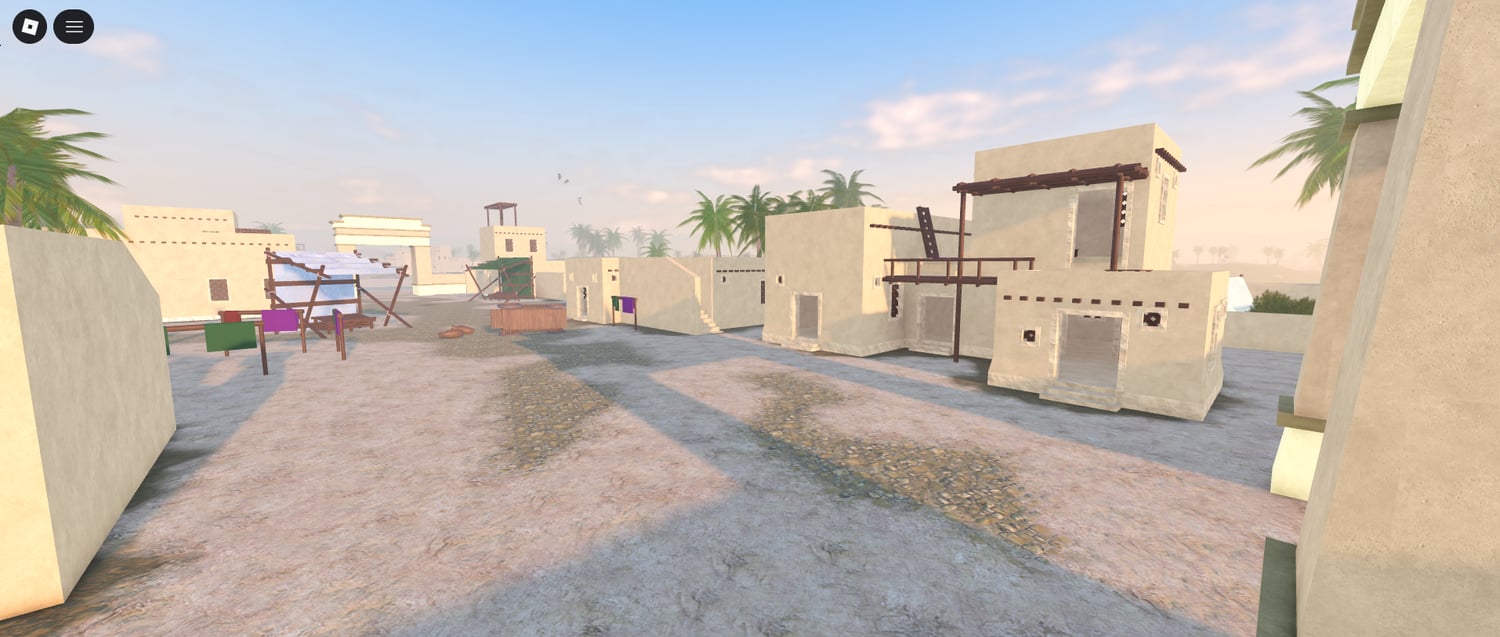 Historic themed roleplay village Roblox