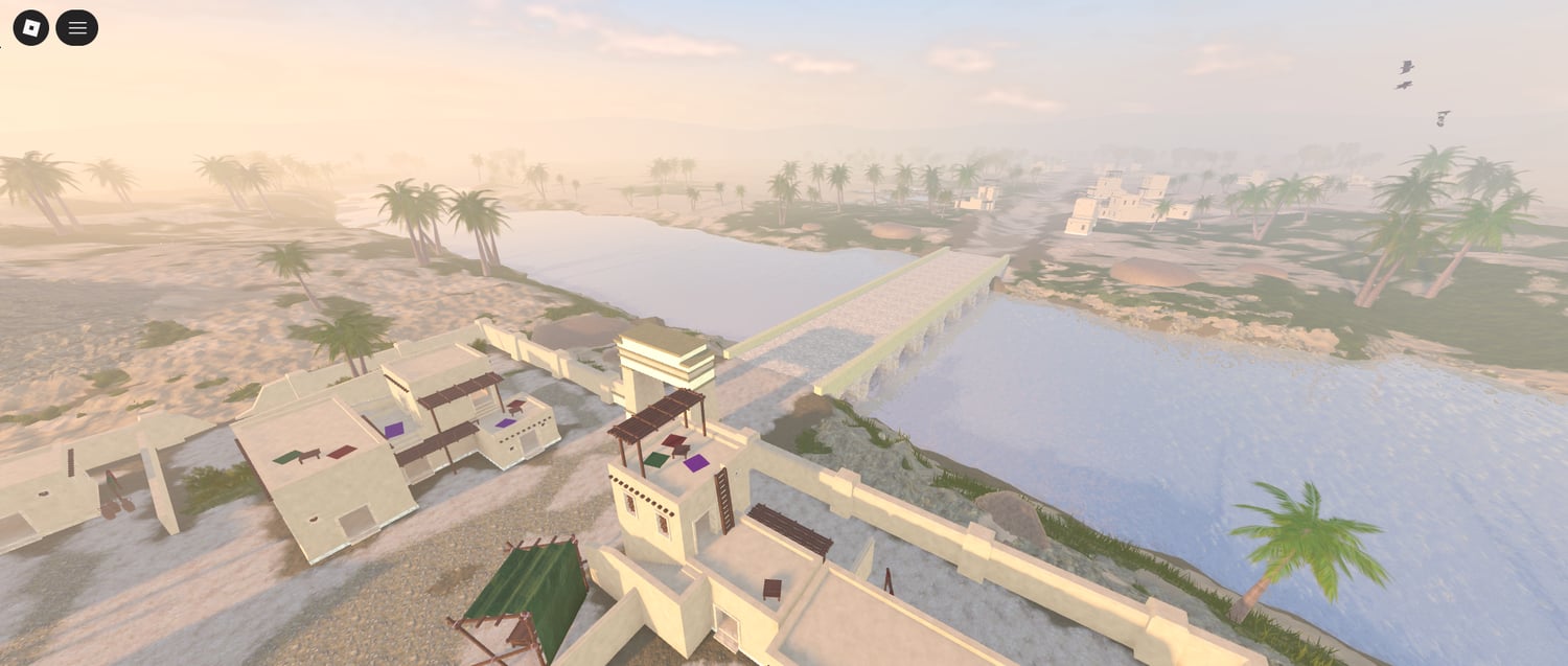 Multiple interior homes in Roblox Egypt map