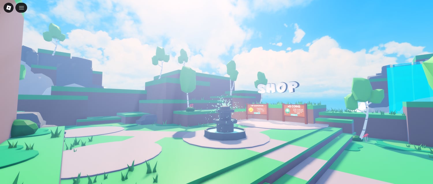 Players escaping rising lava Roblox game