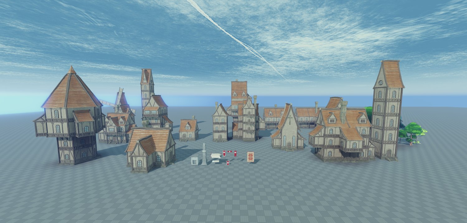 Mid Poly Asset D&M Production - Roblox Asset Packs