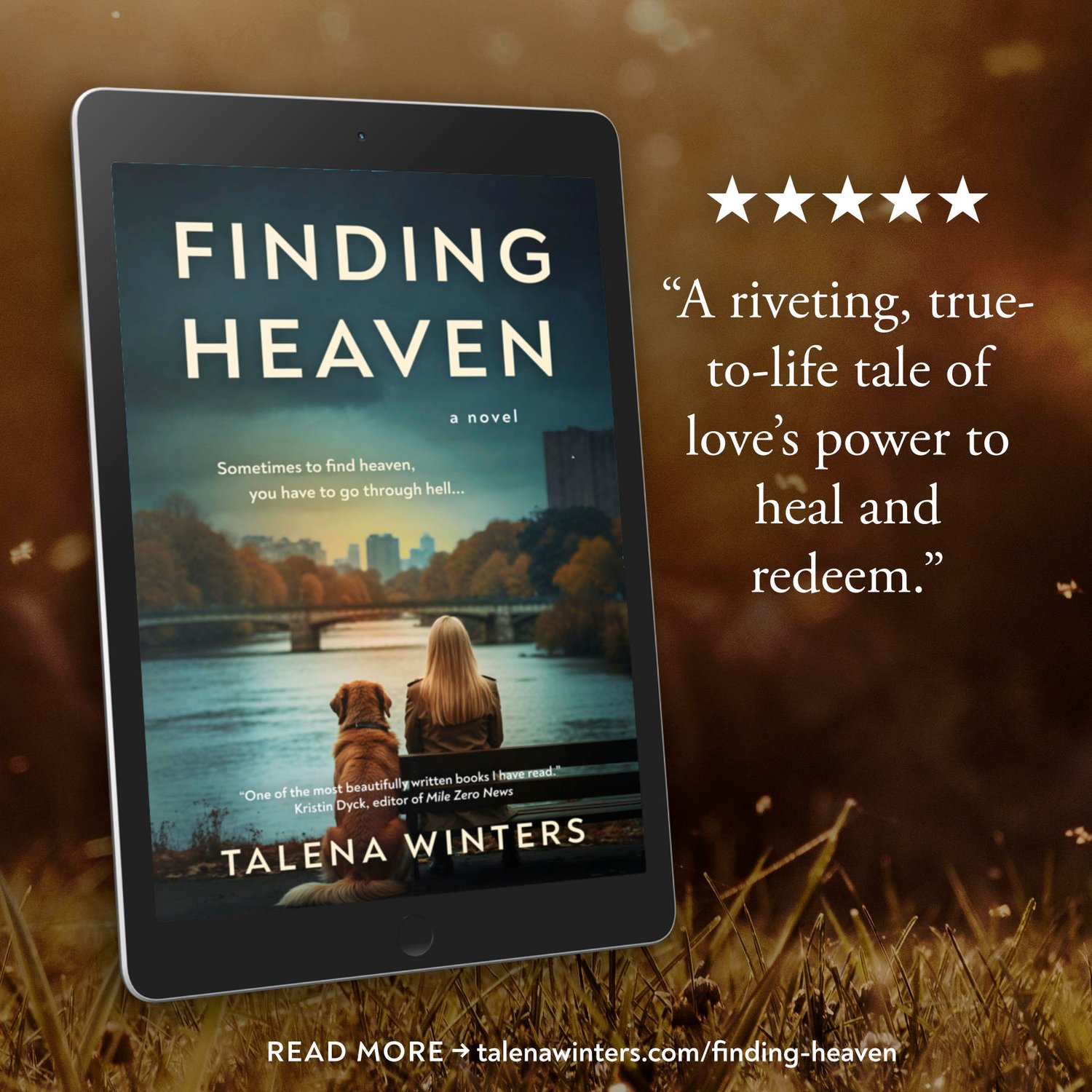 "A riveting, true-to-life tale of loves power to heal and redeem." 5/5 stars.