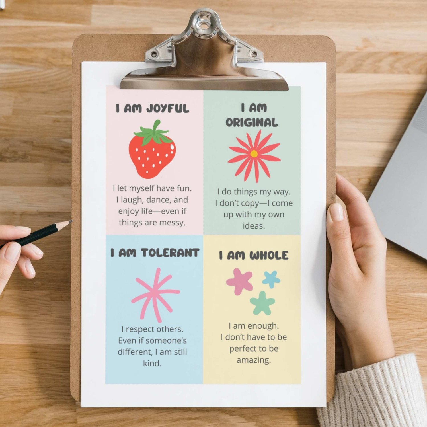 Strengths Cards for Kids | Printable Confidence and Self-Esteem Activities