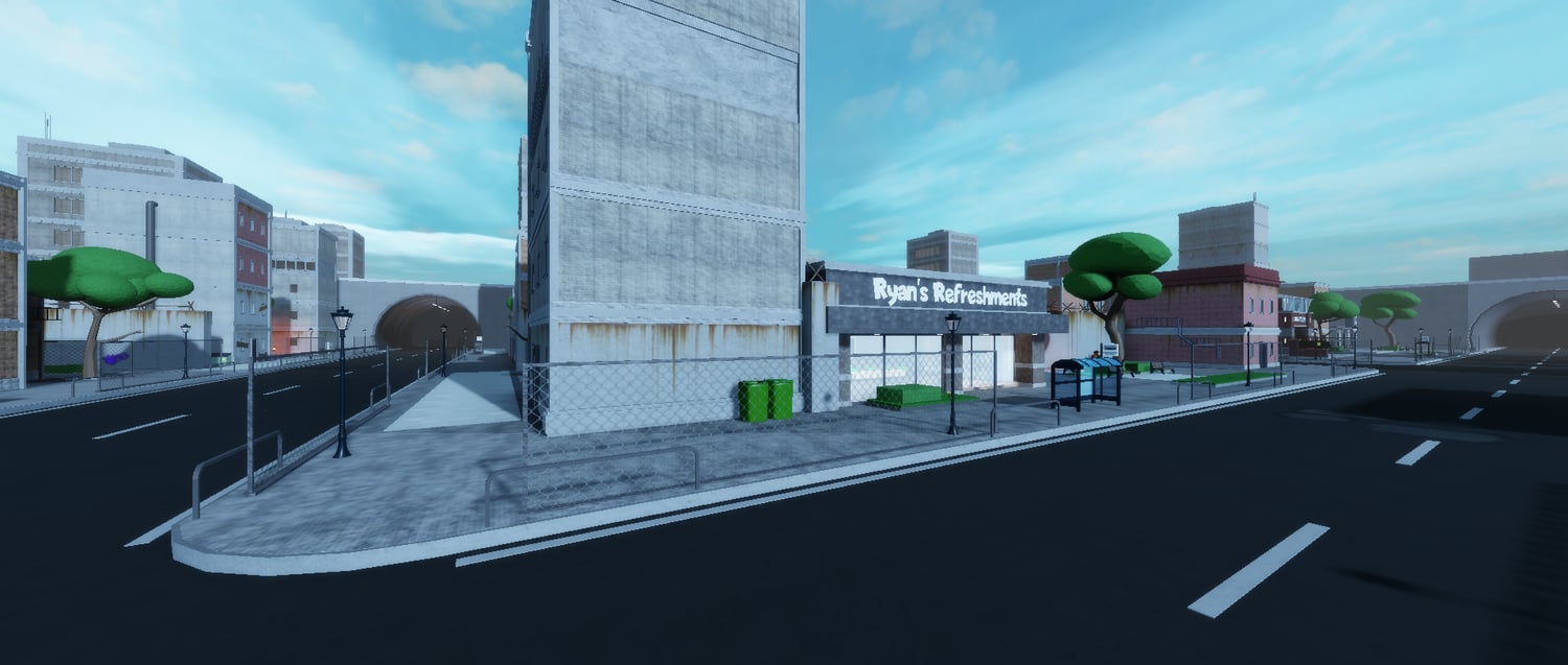 Large scale urban layout Roblox