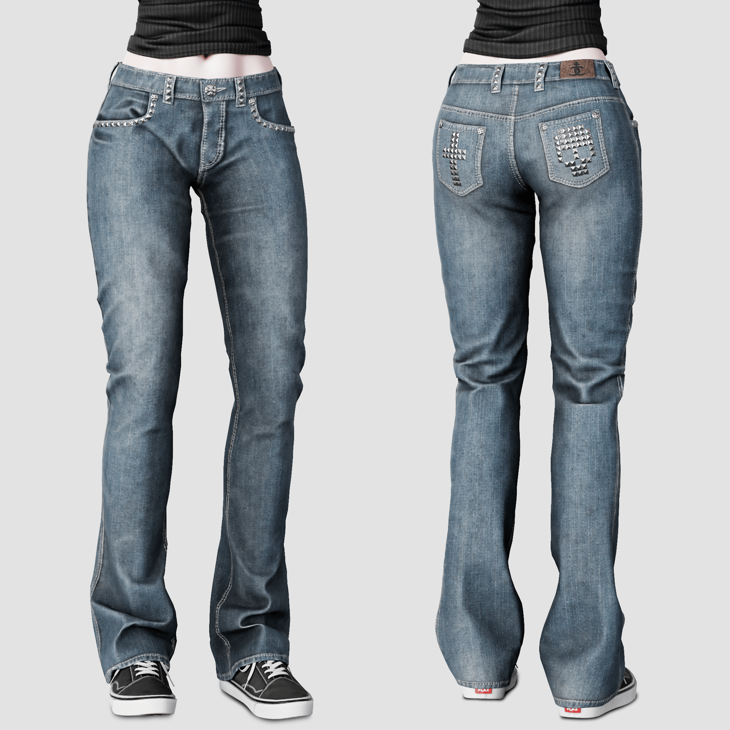 Studded Jeans