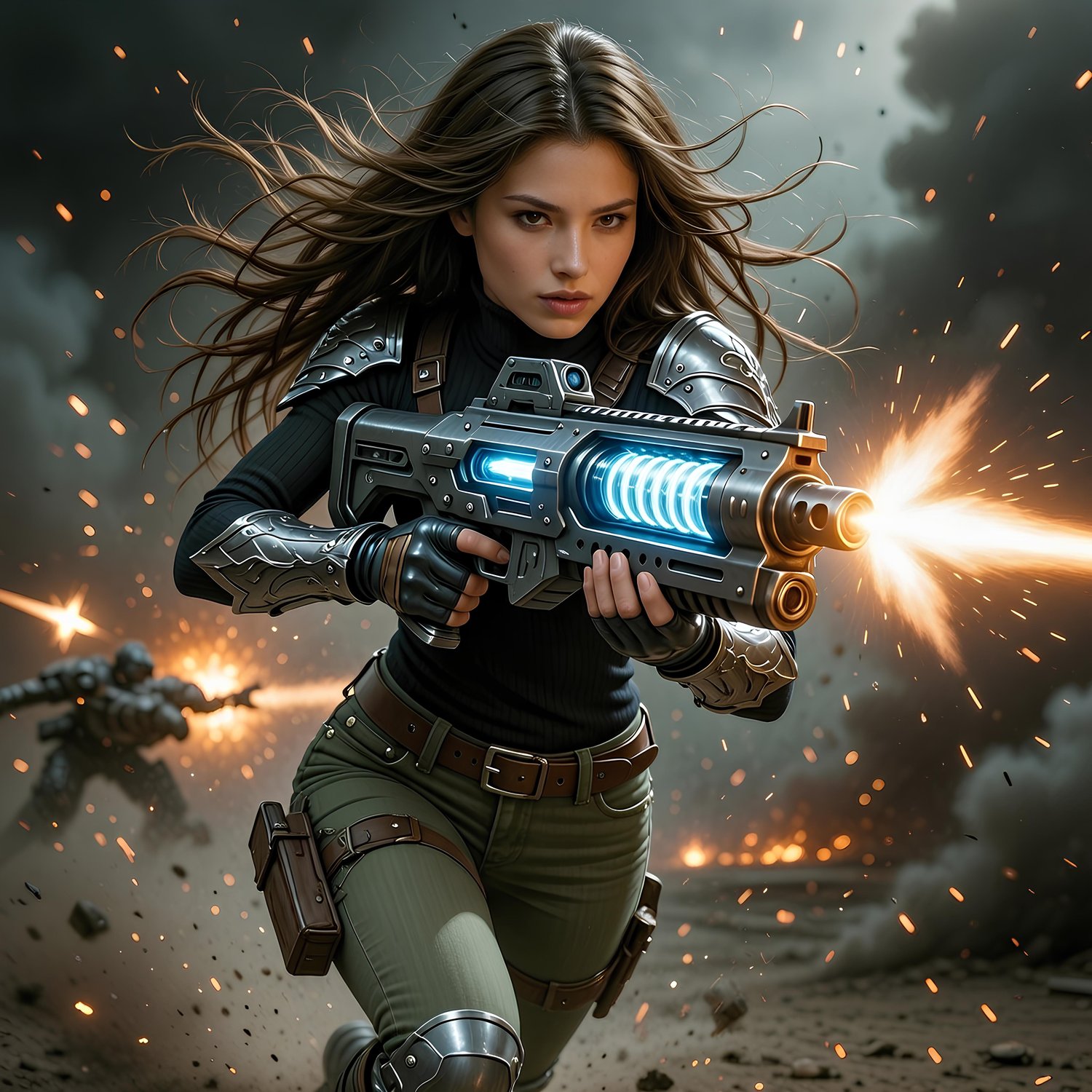 Mexican former female ninja fighting against the forces of hell 9