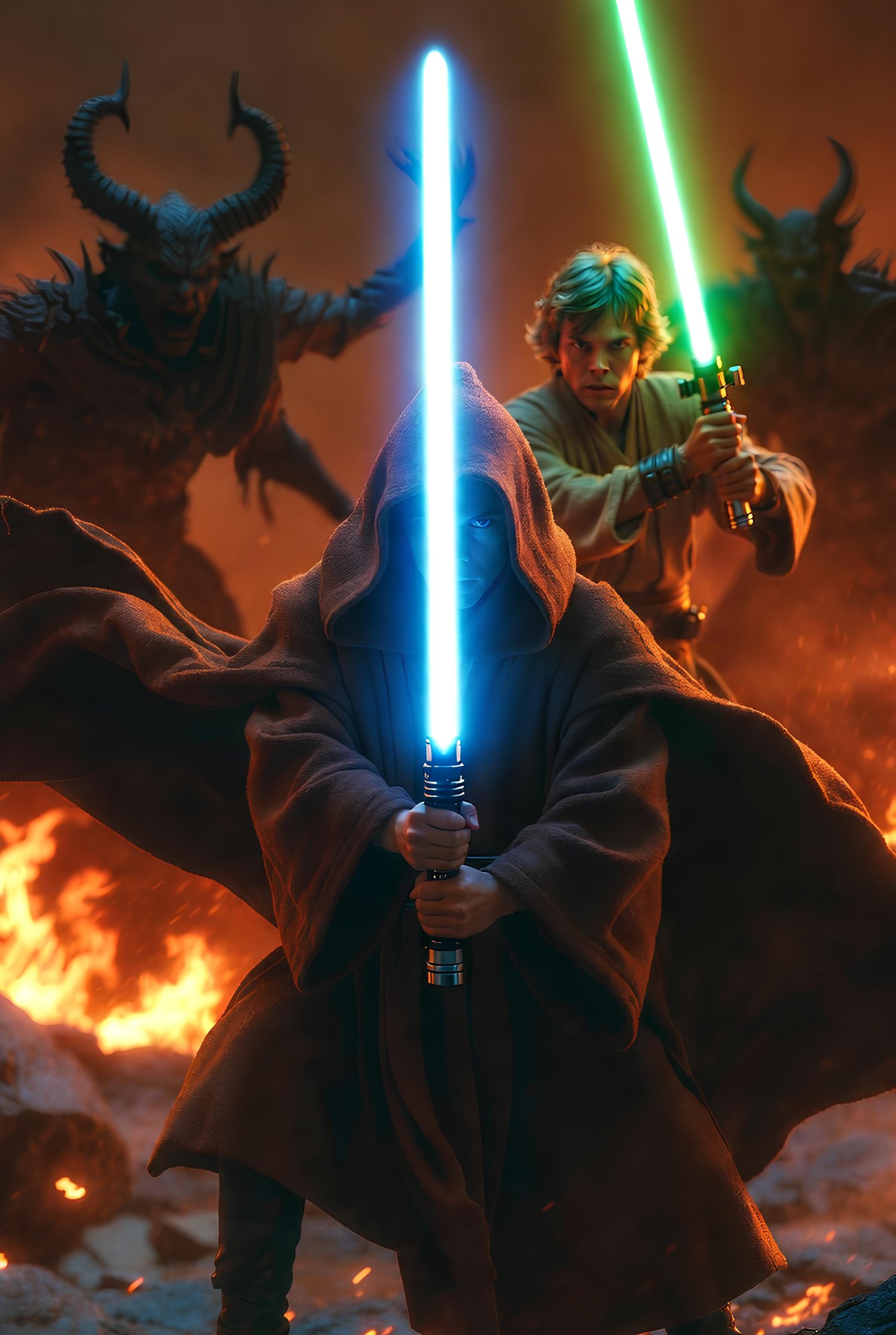 The Jedi entering through a hell portal 2
