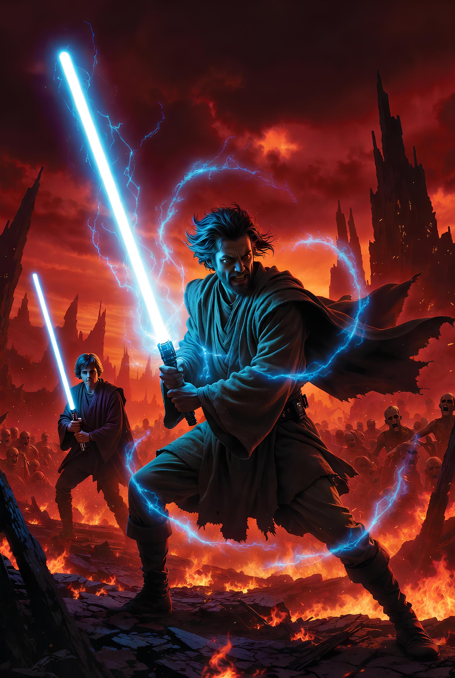 The Jedi entering through a hell portal 3