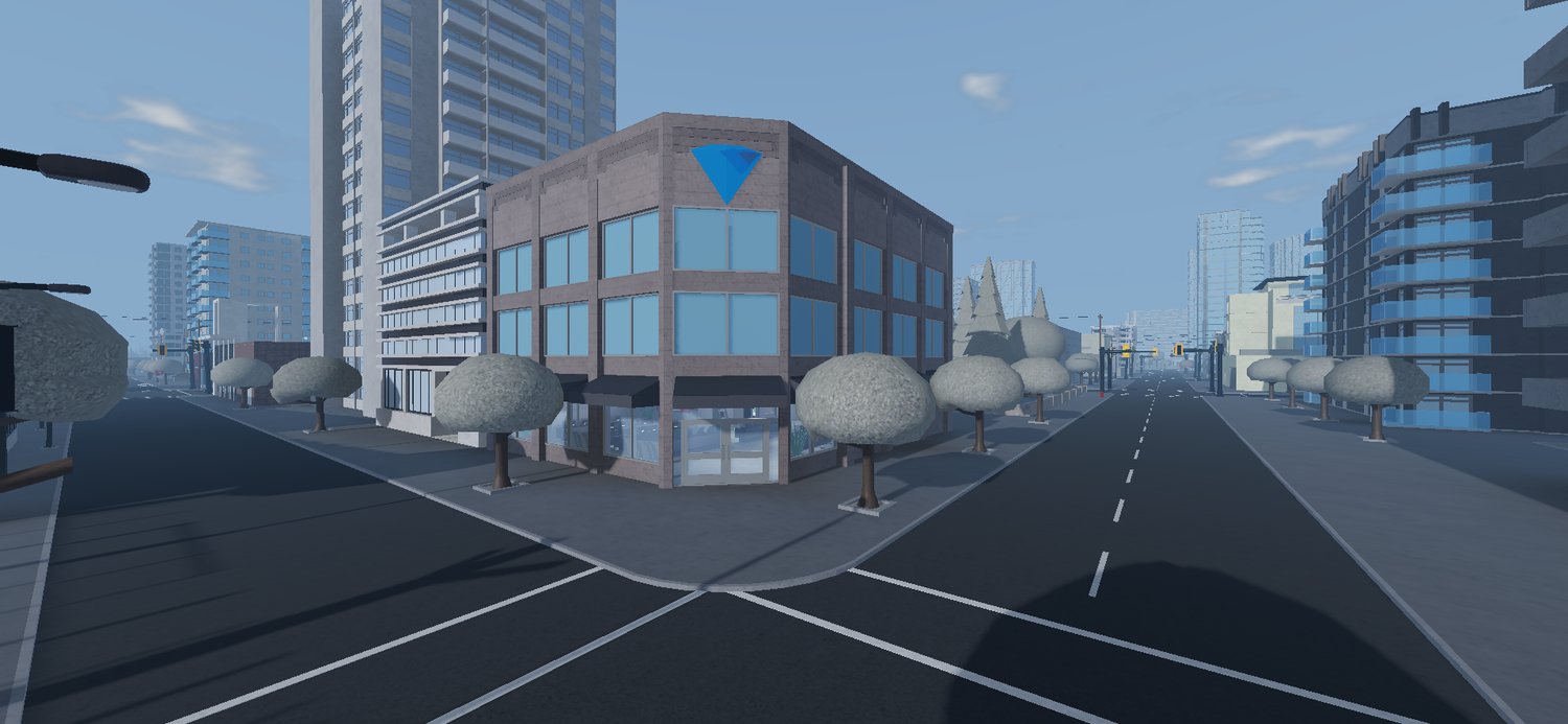 large roblox snowy roleplay environment