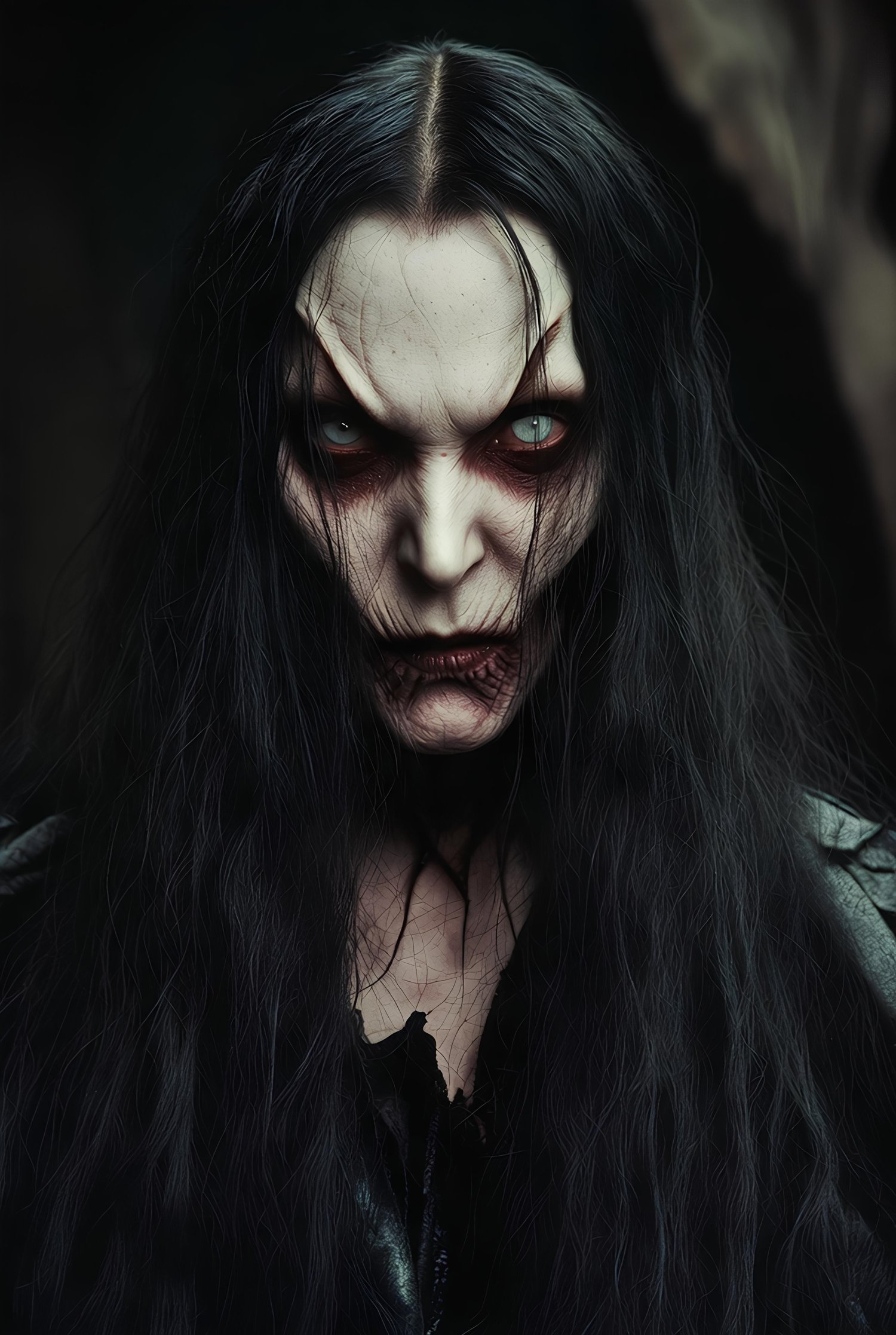 Female Dracula trying to be scary and winning 7