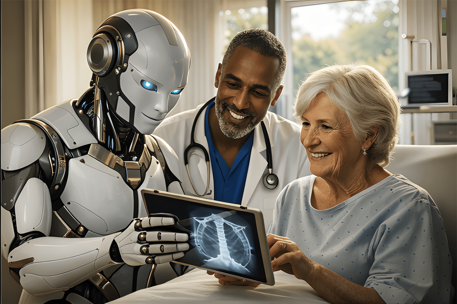 •	AI in healthcare •	robotic caregiver •	assisted living technology •	future of elderly care •	senior care innovation •	AI companionship •	robotics in healthcare •	aging population solutions •	smart nursing home •	healthcare automation