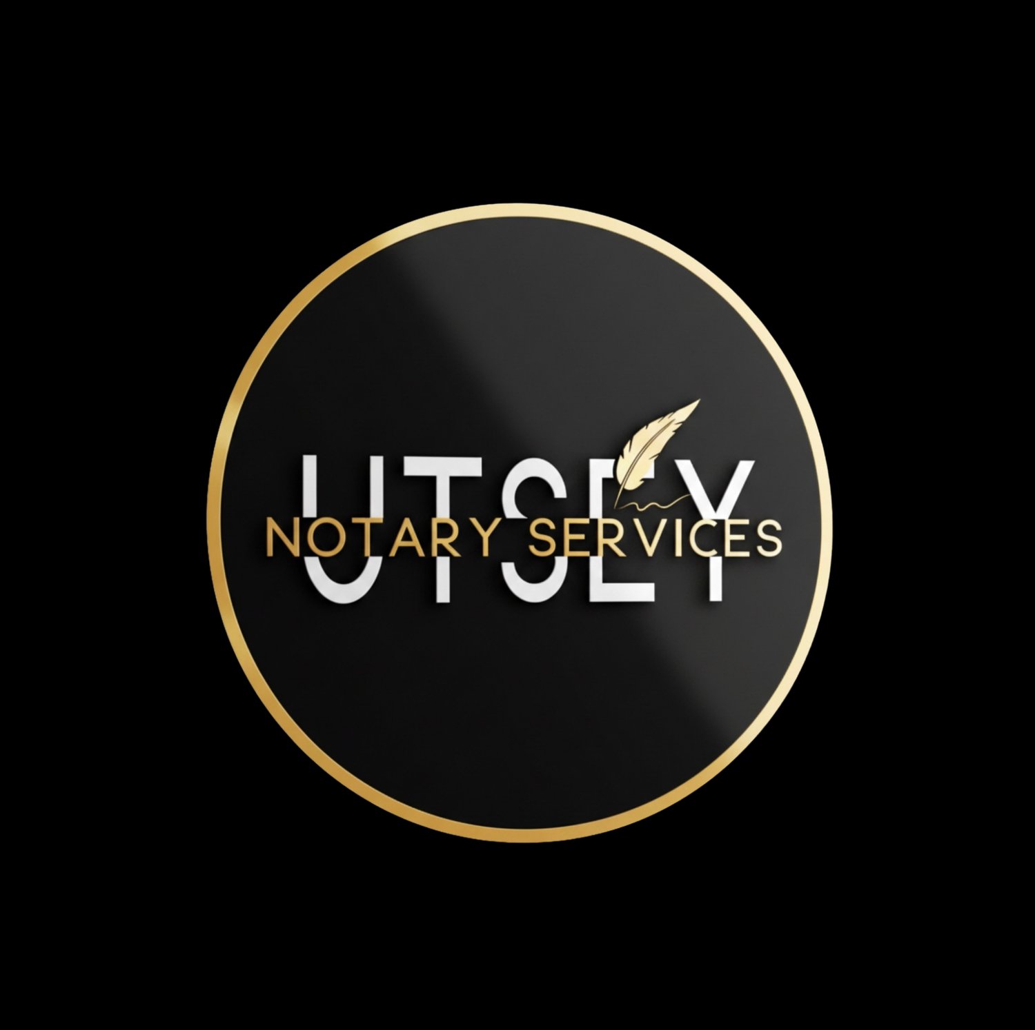 Utsey Notary Services logo representing professional notary, remote online notarization and business support services
