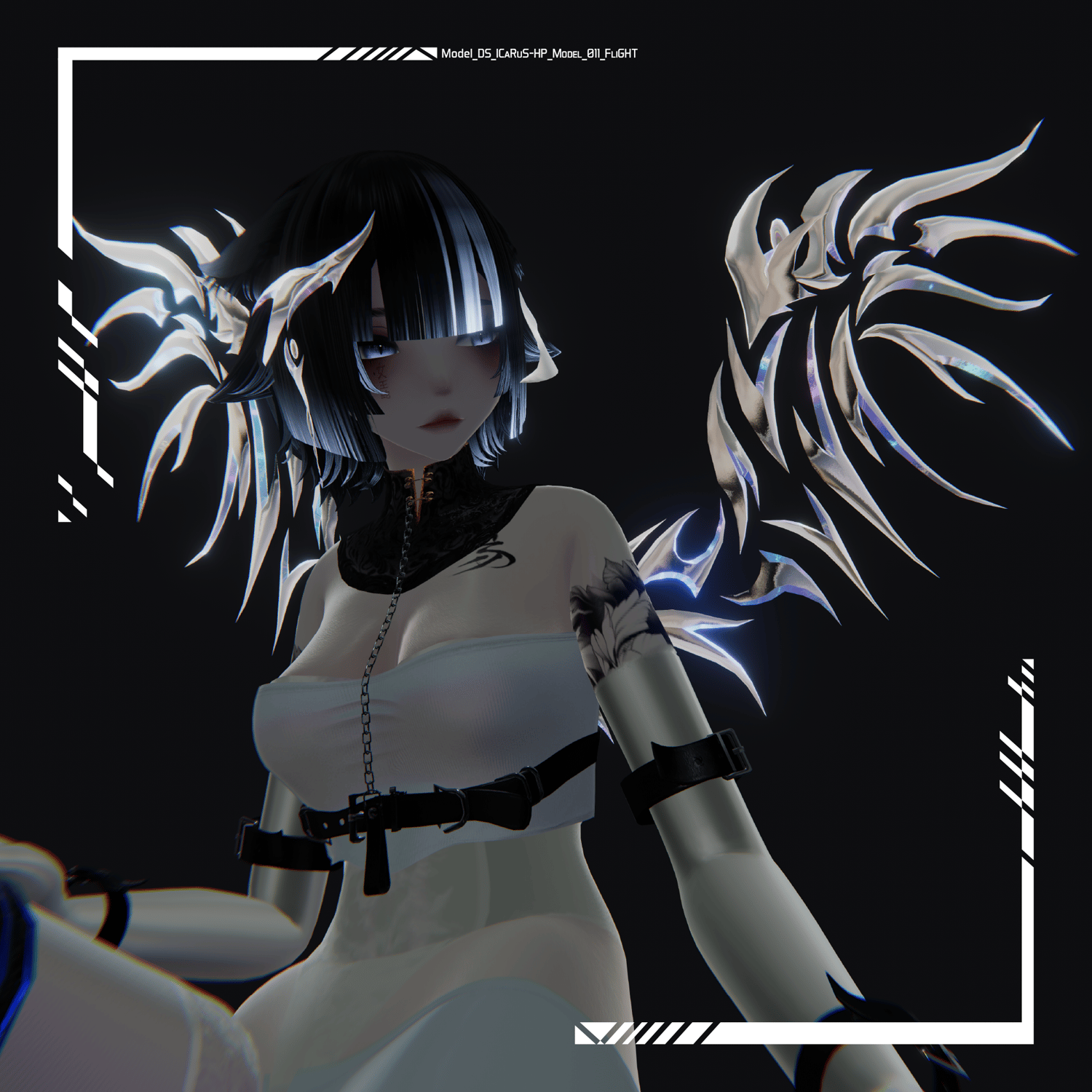 fantasy wings, bold design, vrchat, vrc assets, vrc wings