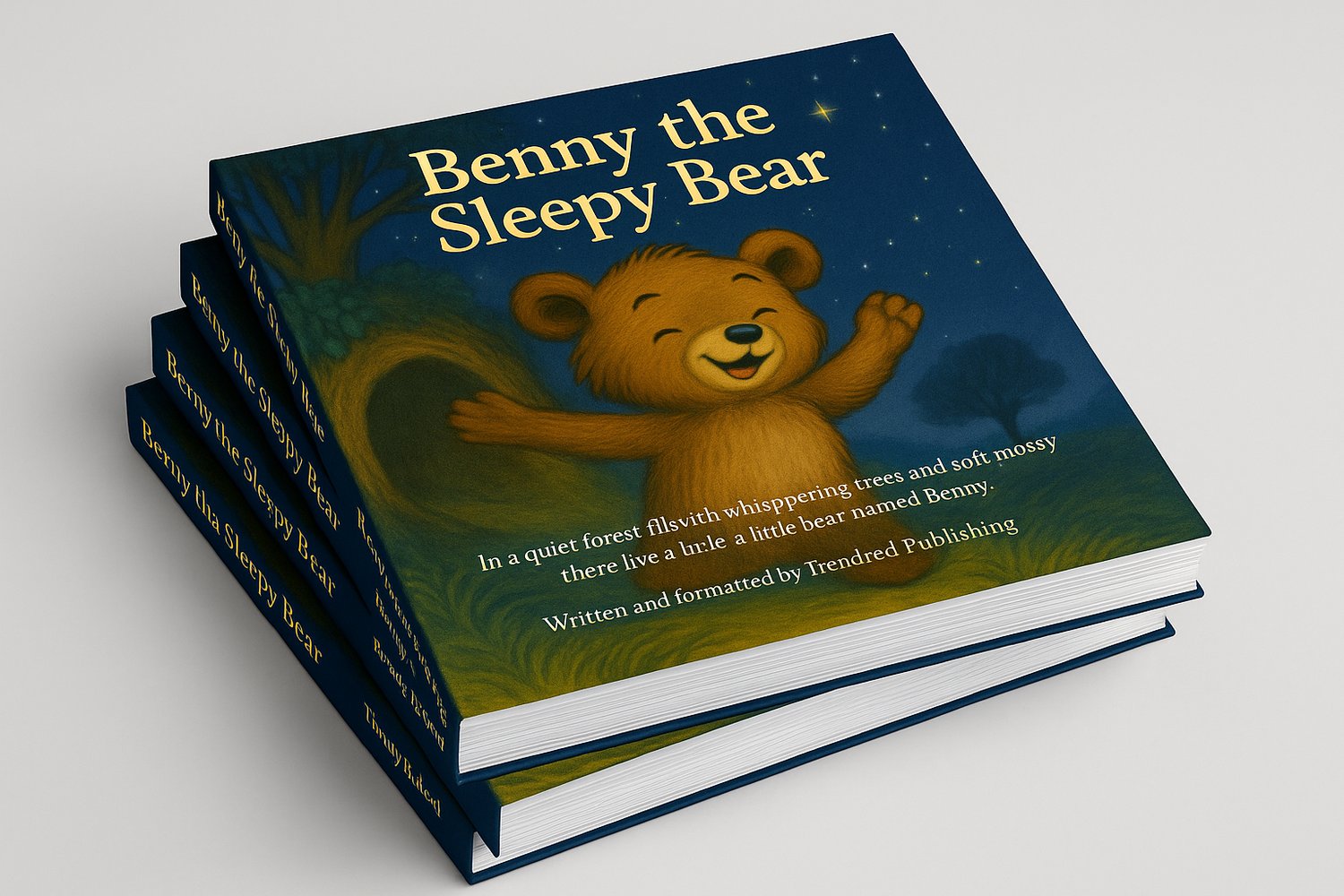 Benny the Sleepy Bear children’s eBook for night routine