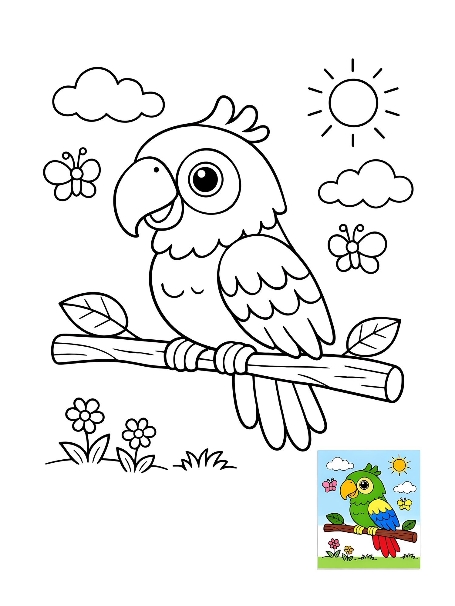 Easy Jungle Animals Coloring Book – Big lions, giraffes, zebras & elephants. Minimal details, perfect for early coloring skills and fine motor practice.