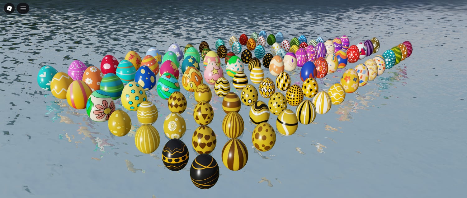 roblox easter egg hunt props collection