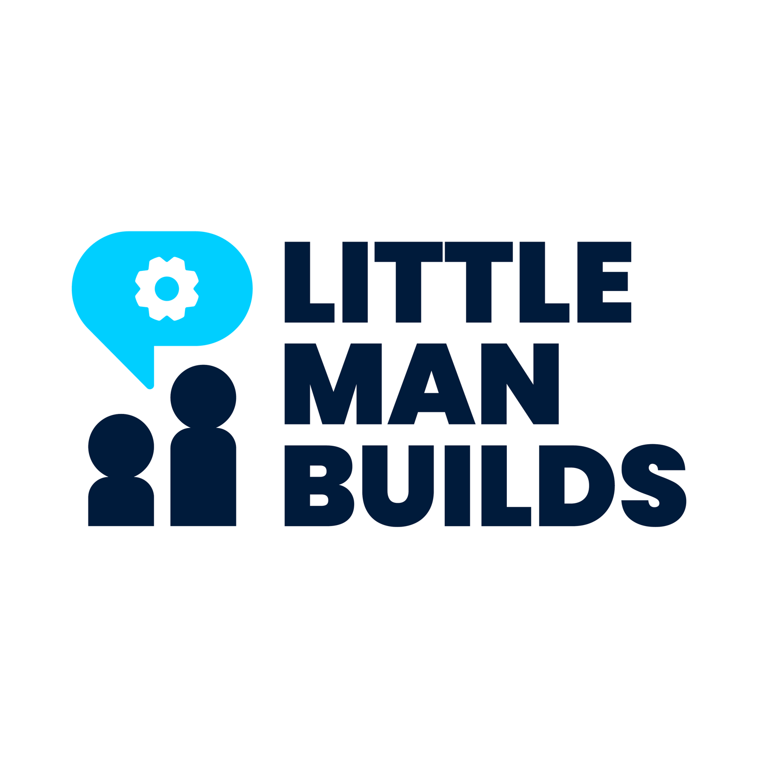 Little Man Builds logo – educational DIY electronics and engineering projects focused on building, learning, and hands-on creativity.
