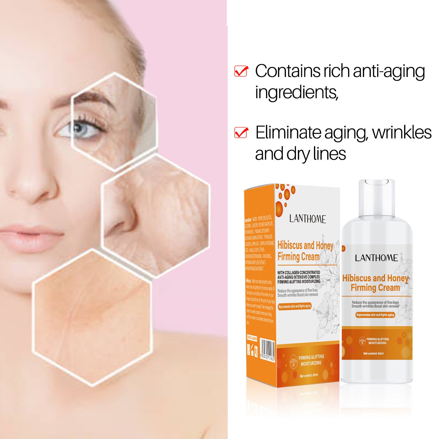 Neck moisturizing cream for smoother and healthier looking skin