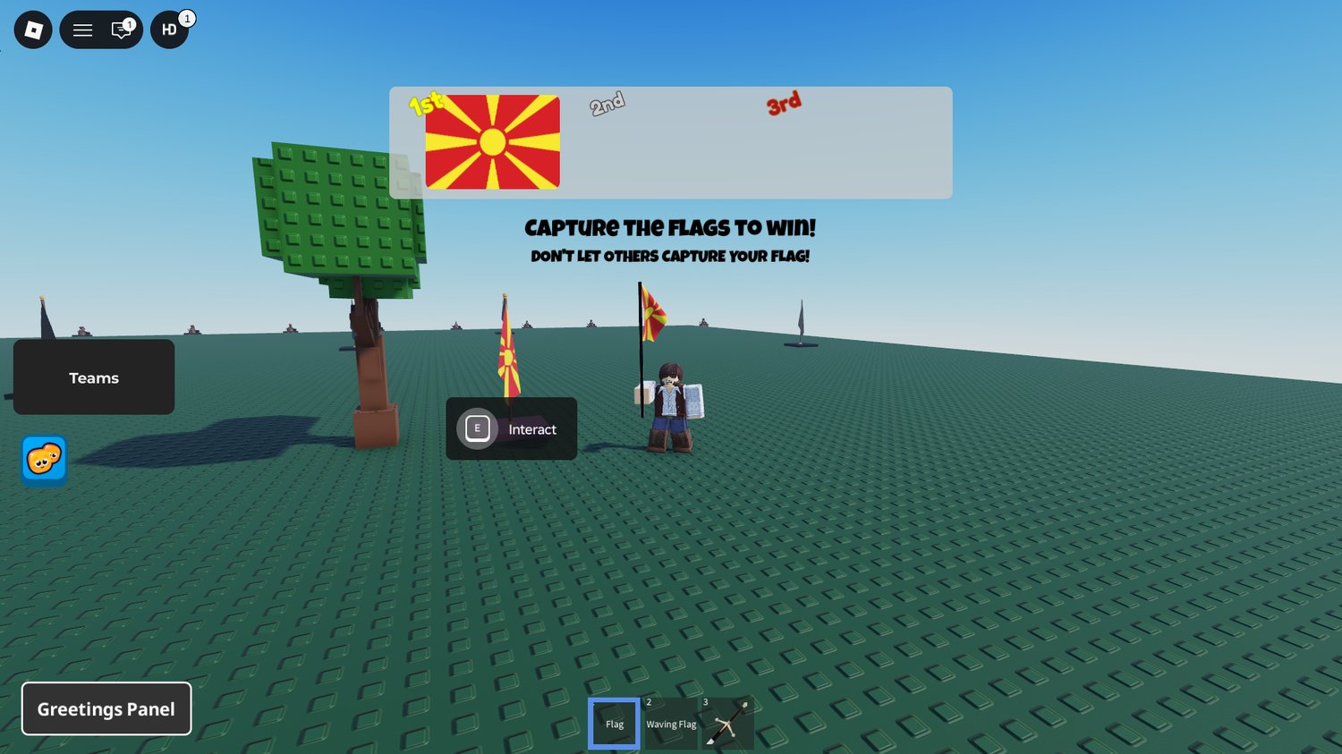 roblox fight for your flag gameplay