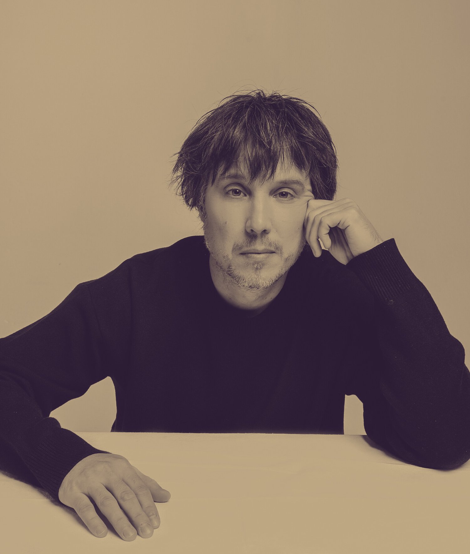 Portrait of David Szesztay, musician and founder of Crowander.