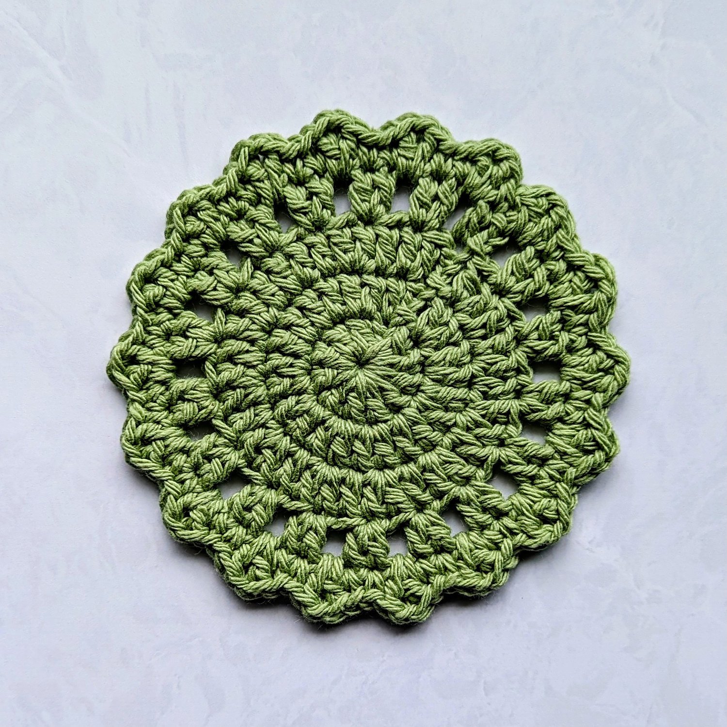 Green Motif Coaster